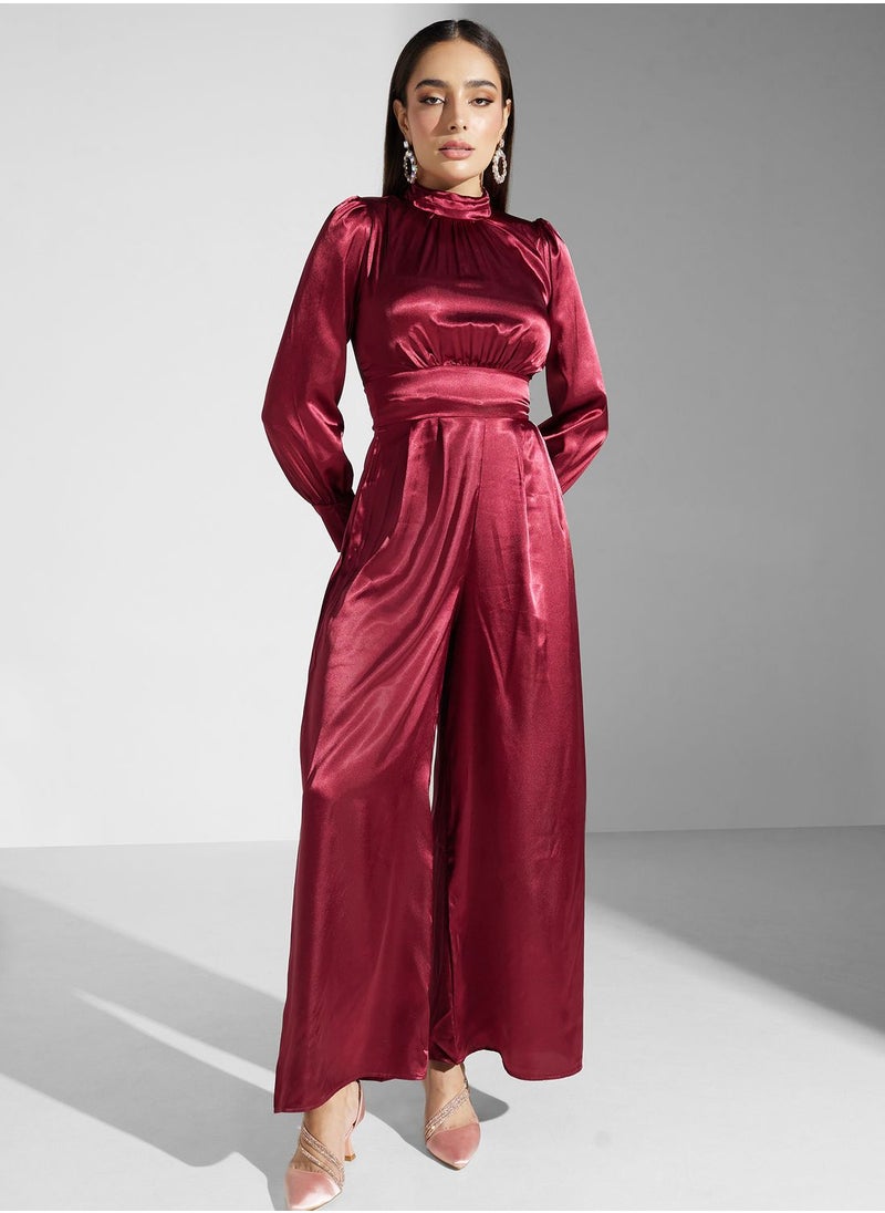 Khizana Puff Sleeve Jumpsuit  - Image 4
