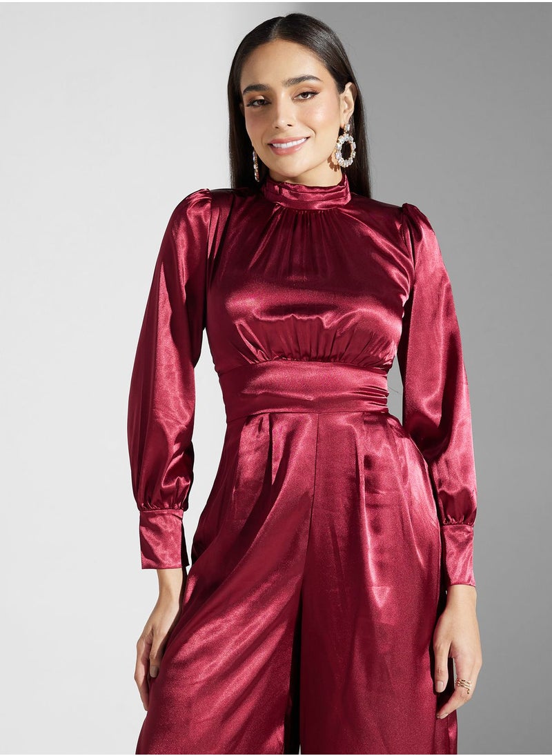 Khizana Puff Sleeve Jumpsuit  - Image 3