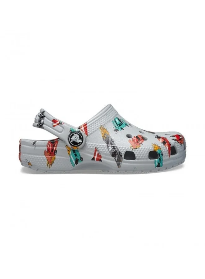 كروكس Toddlers' Classic Race Cars Graphic Clog