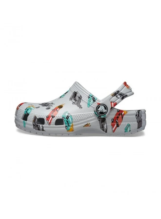 كروكس Toddlers' Classic Race Cars Graphic Clog