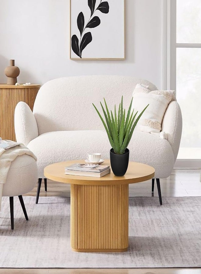 GnFlus نباتات الصبار الاصطناعية من جي إن فلوس، صبار صناعي كبير الحجم (13 بوصة) مع أصيص أسود، نبات صبار صناعي مزروع في أصيص، مناسب لتزيين المكتب أو غرفة النوم أو غرفة المعيشة أو الطاولة أو الرف. - Image 5