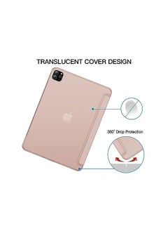 Jetech Case for iPad Pro 11-Inch, 2022/2021/2020/2018 Model, Compatible with Pencil, Cover Auto Wake/Sleep (Rose Gold)  - Image 4