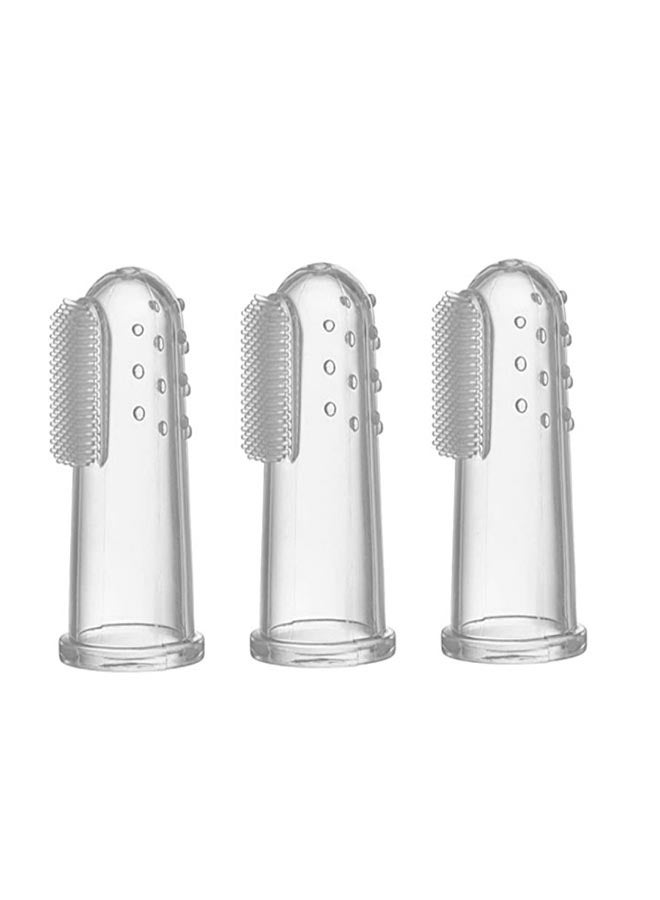 LuQu Silicone Fingertip Toothbrush - 3 Count - Image 1