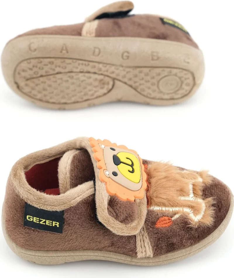 جيزر Bebe Boy's Winter Velcro Adjustable Daily School Nursery Slippers Shoes