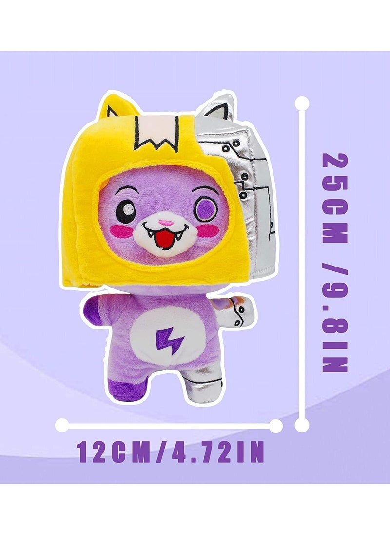 Y&D - Foxy Plush Toy, SYOSI Soft Stuffed Anime Lanky Toys, Detachable Cute Robot Doll with LED Light, Lankybox Mechanical Doll, Best Gift for Kids and Fans (Foxy) - Image 1