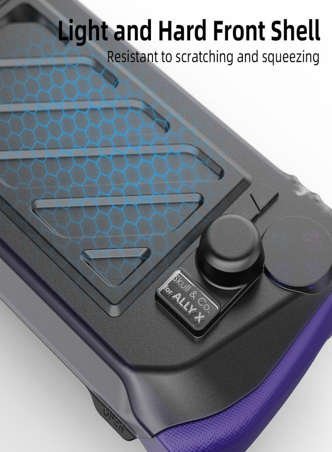 SAVAGE RAVEN مجموعة غطاء أمامي صلب من SAVAGE RAVEN x Skull & Co. لجهاز ROG Ally X StandGrip (GripCase) - أسود - Image 3