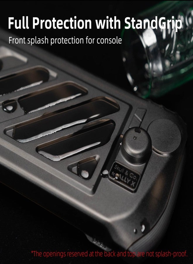 SAVAGE RAVEN مجموعة غطاء أمامي صلب من SAVAGE RAVEN x Skull & Co. لجهاز ROG Ally X StandGrip (GripCase) - أسود - Image 5