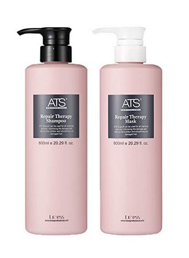 ATS Professional Repair Therapy Shampoo And Mask Damaged And Dry Hair 600Ml - Image 2