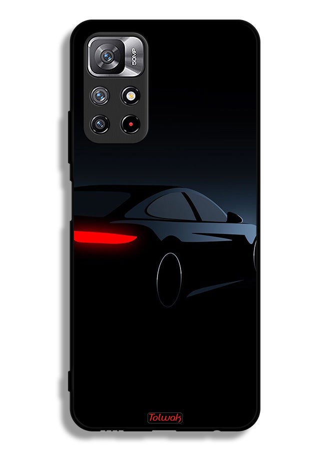 Tolwak Xiaomi Redmi Note 11S Protective Case Cover Dark Car - Image 2