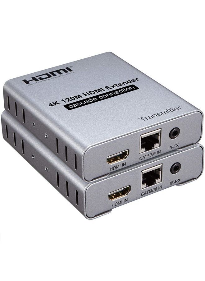 Generic - HDMI Extender Over Single Cat5e/6 Cable with IR, Cascade - 4K 120m - Image 1