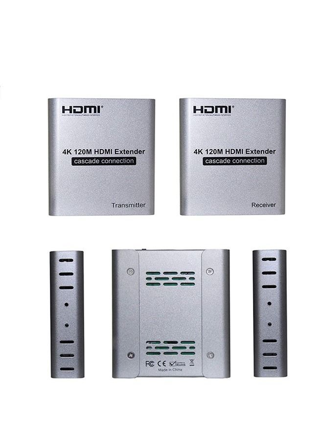 Generic - HDMI Extender Over Single Cat5e/6 Cable with IR, Cascade - 4K 120m - Image 1