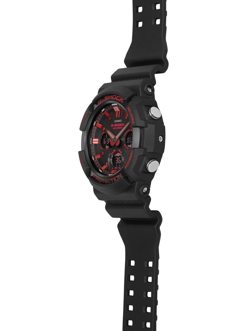 CASIO G-Shock Analog-Digital Resin Band Watch GAS-100BNR-1ADR - Image 3