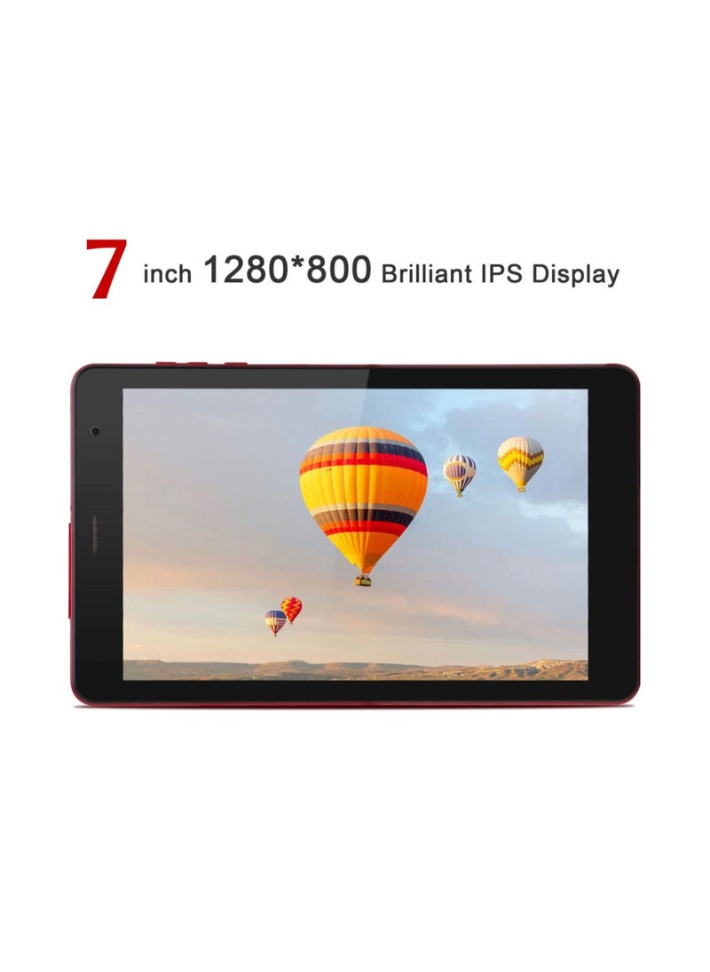 JOROBO - 7 -Inch ITouch Smart Tablet X716 Android 12.1 Tab With 256GB ROM 8GB RAM Quad Core Wi-Fi 5G LTE Dual Sim with Wireless Keyboard and PU Tablet Cover - Image 1