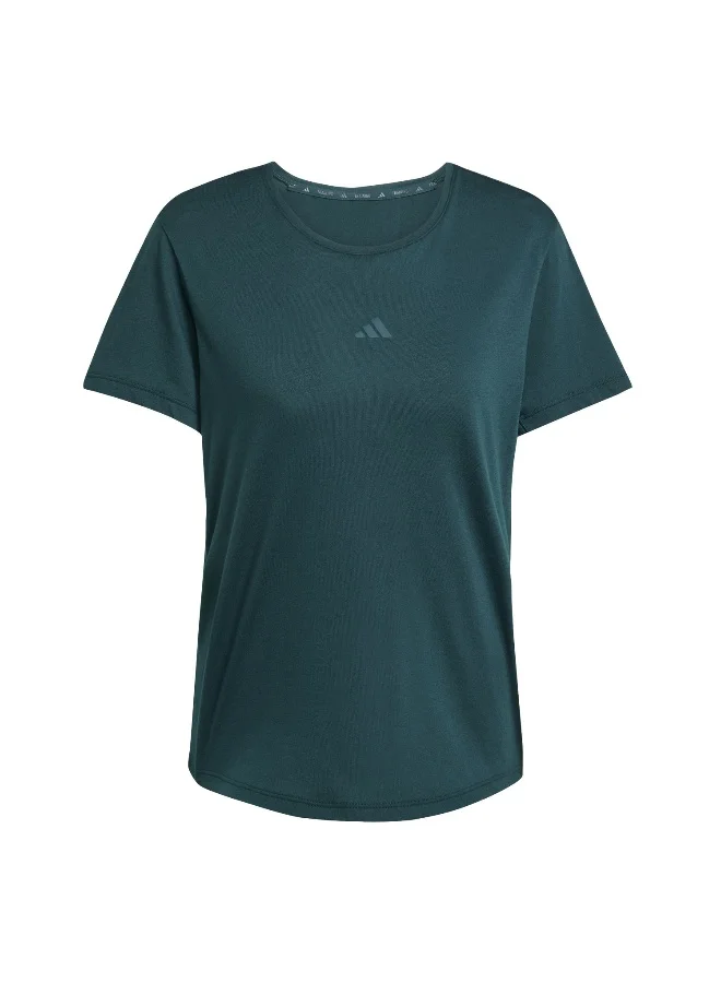 Adidas Adidas Motion  Es T Green T-Shirt (Short Sleeve) T-Shirts For Women