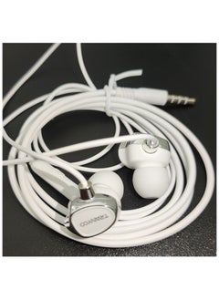 TRANYOO TRANYOO T- R9 Wired In-Ear Earphones with Microphone Headphones Headset - white  - Image 2