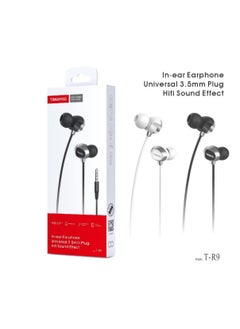 TRANYOO TRANYOO T- R9 Wired In-Ear Earphones with Microphone Headphones Headset - white  - Image 4