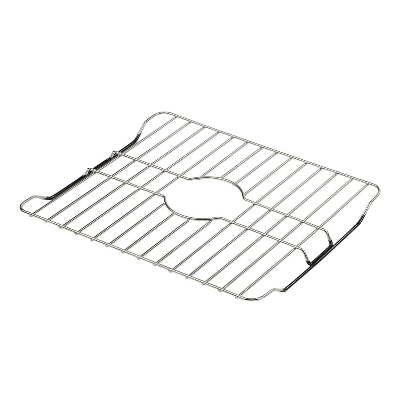 SunnyPoint 304 Stainless Steel Sink Protector Rack â€“ Rust-Resistant Grid for Kitchen Sink Bottom, Scratch Prevention, Drainage Support, Fits Sinks 16.15" x 12.4", Center Drain Hole Required - Image 1