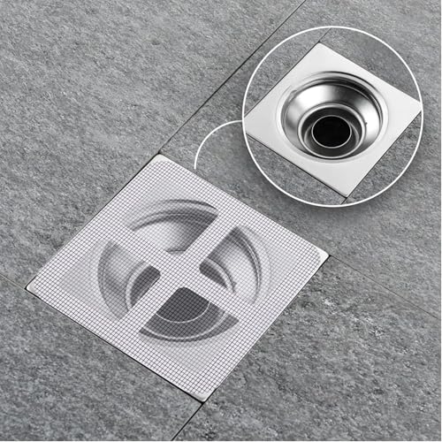 KRYLAR-20 pcs Drain Strainer Cover for Hair Stopper,Disposable Shower Drain Hair Catcher,Mesh Stickers Ideal for Insect Proof Floor Drain Sticker,Kitchen Sink Filter,Bathroom Hair Filter Stickers. - Image 4