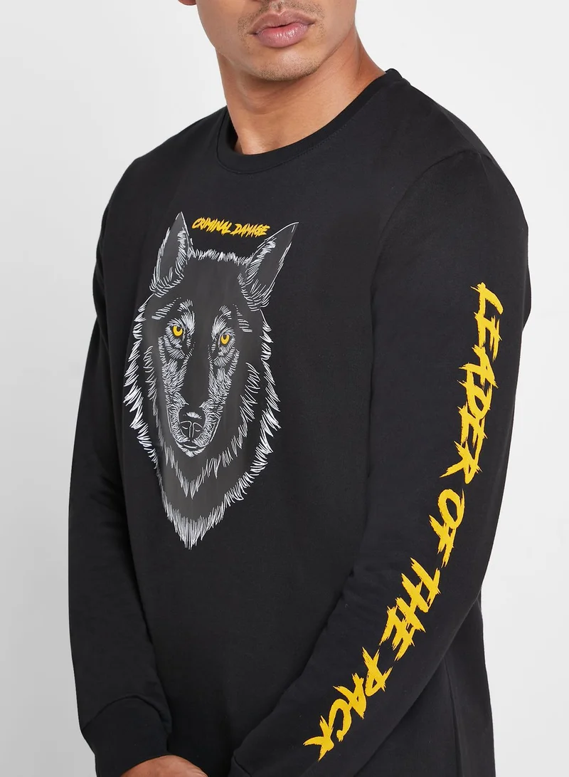 CRIMINAL DAMAGE Ghost T-Shirt