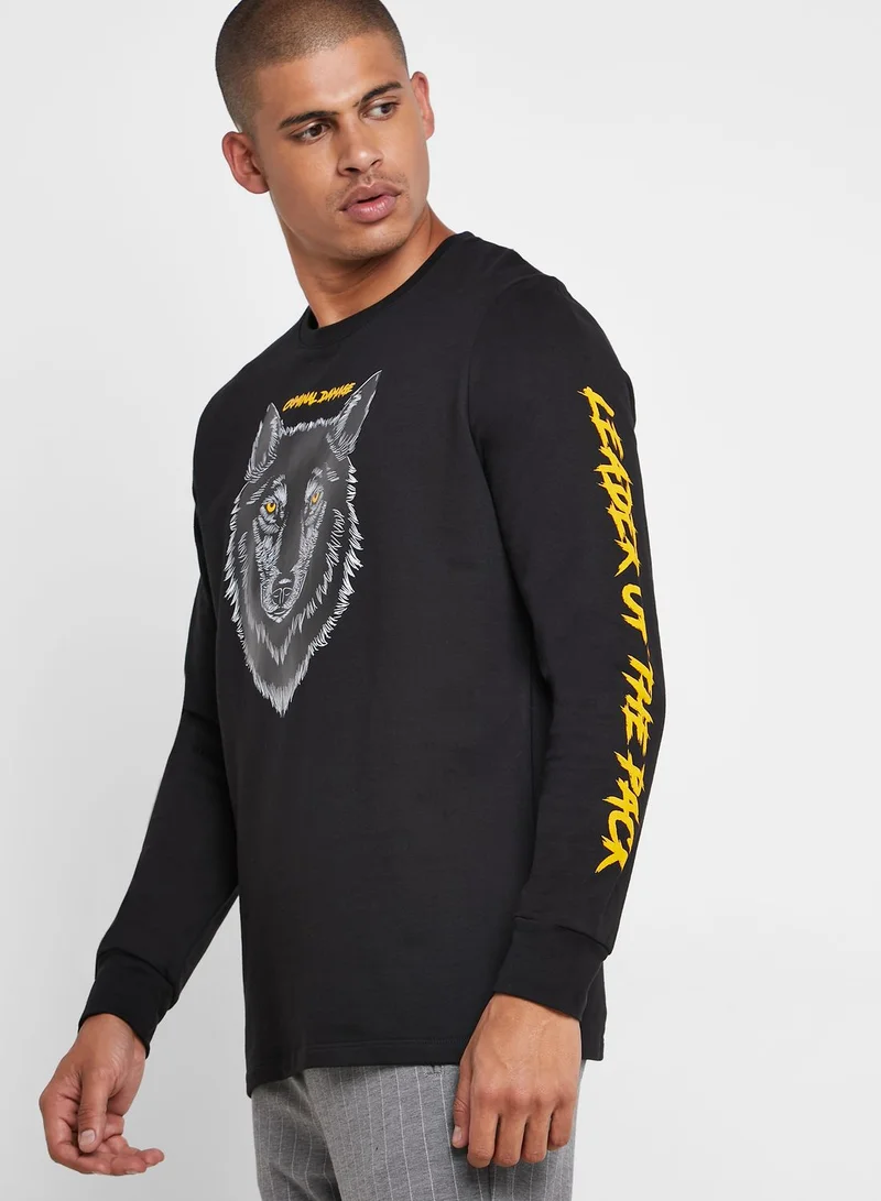 CRIMINAL DAMAGE Ghost T-Shirt