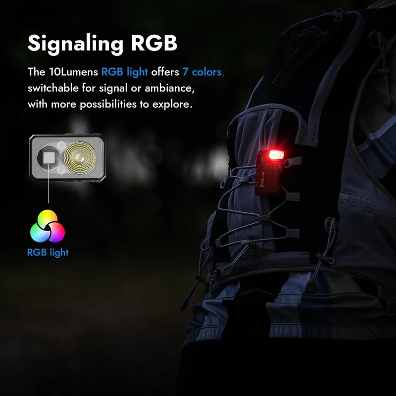 وبين مصباح يدوي Wuben Multi-Color Magnetic EDC G5 Flashlight 400 Lumen Usb-c Rechargeable Keychain Hands for Camping, Car Repair, Home Use - Image 5