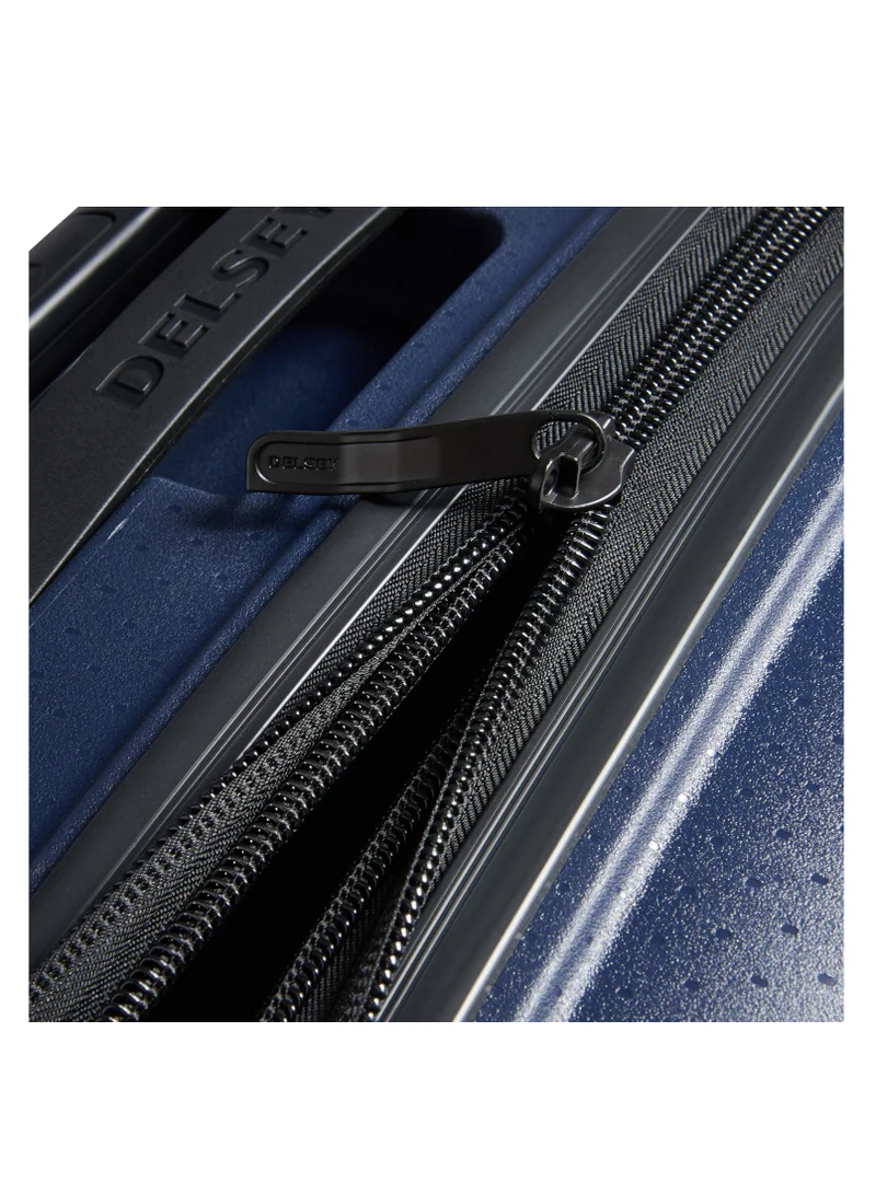 DELSEY Paris Belmont+ 83cm Hardcase 4 Double Wheel Non-Expandable Check In Luggage Trolley Blue