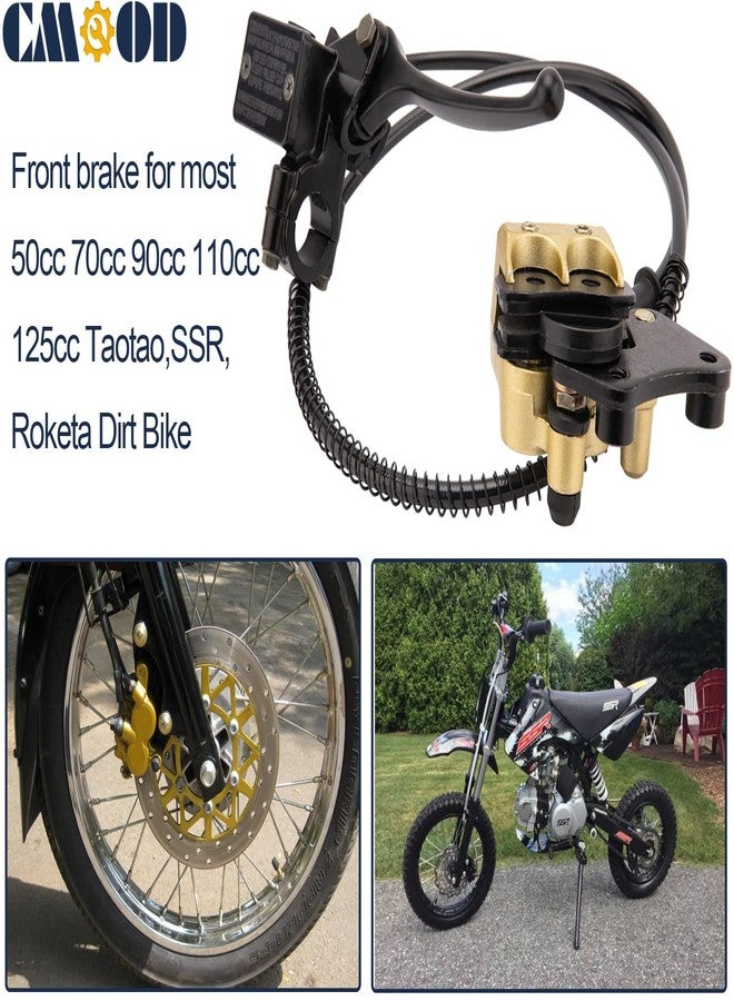 CMOOD Front Disc Brake Master Cylinder Caliper Assembly For 50cc 70cc 90cc 110cc 125cc Chinese ATV SSR Dirt Bike Pit Bike Front Brake - Image 5