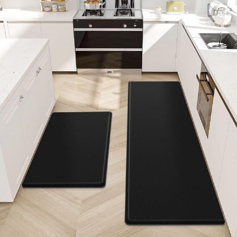 Prakal NonSlip Kitchen Mats Set Cushioned and Waterproof for Everyday Use Kitchen Mat Anti Fatigue Comfort Standing Kitchen Rug Non Skid Waterproof Floor Runner Mat2 Pieces - Image 1