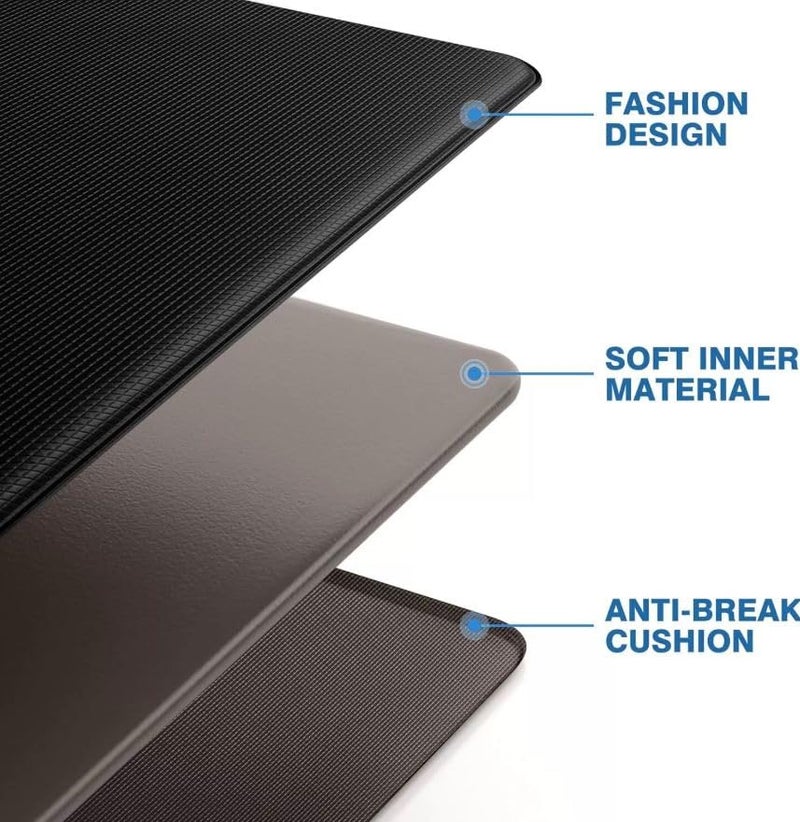 Prakal NonSlip Kitchen Mats Set Cushioned and Waterproof for Everyday Use Kitchen Mat Anti Fatigue Comfort Standing Kitchen Rug Non Skid Waterproof Floor Runner Mat2 Pieces - Image 3