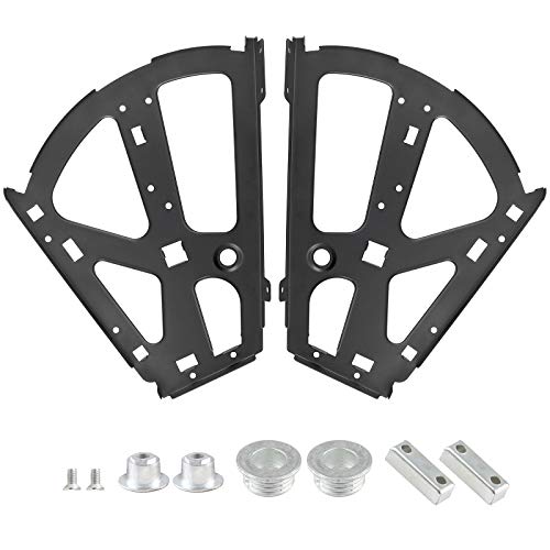 PHITUODA 2 Layers Shoes Drawer Cabinet Hinges Flip Frames, Black Shoe Cabinet Replacement Fittings Stainless Steel for Kitchen Living Room, 1 Pair - Image 1