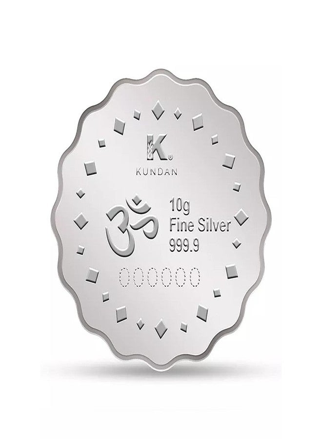 Kundan 10g (999.9) Silver Coin - Diya - Image 2