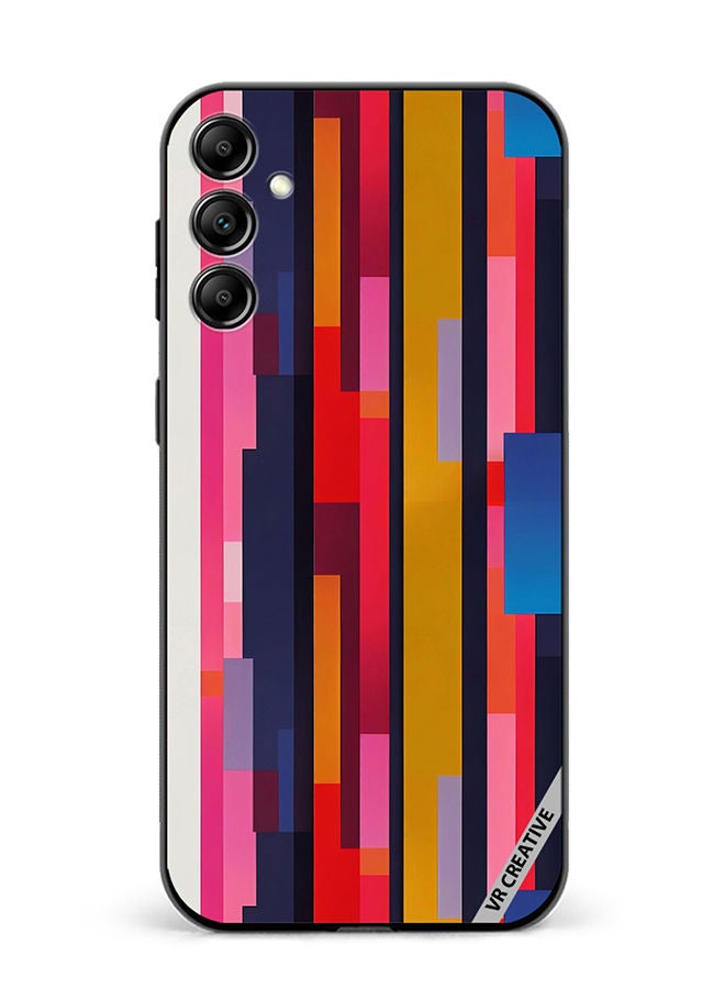 VR CREATIVE Protective Case Cover For Samsung Galaxy A14 5G/A14 Abstract Pattern 3D Design Multicolour - Image 1