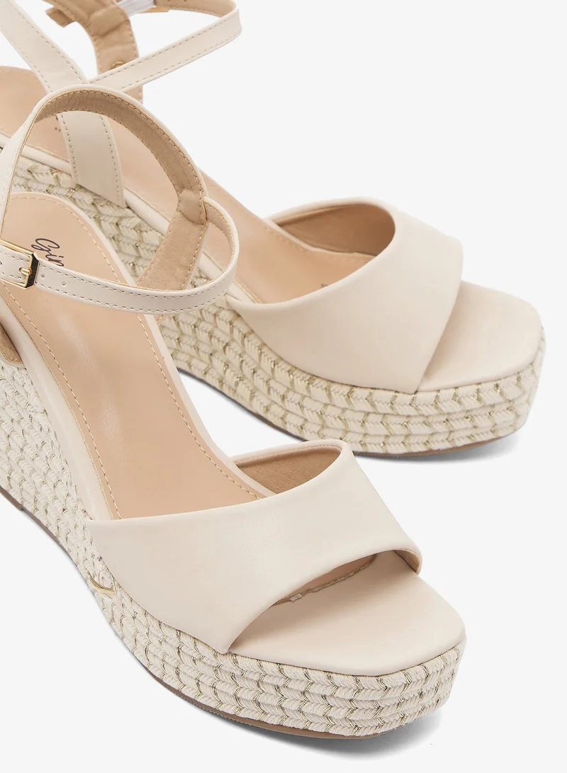 Ginger Ankle Strap Wedge Sandals