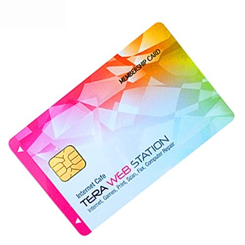 True-Ally بطاقات الهوية الذكية القابلة للطباعة بالحبر (إبسون) PVC بشريحة كبيرة SLE4428/ISSI 4428 بطاقة IC تلامسية لطابعات الحبر (عبوة من 20 (85.5 مم × 54 مم)) - Image 4