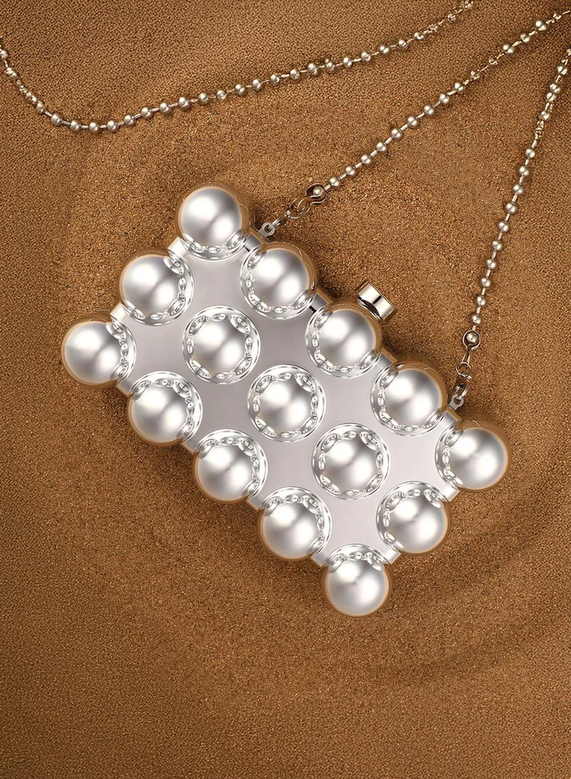 صوص هاوت حقيبة كلاتش انيقة بحجم عادي من الأكريليك  بقفل ضاغط للنساء