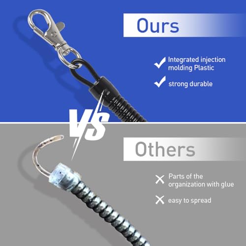 Zeitel® Phone Lanyard Tether with Patch Universal Stretchy Straps and Phone Case Anchor for Anti-Drop Outdoor Skiing Hiking Cycling Climbing Compatible for Pixel Most Smartphones iPhone Samsung - Image 2