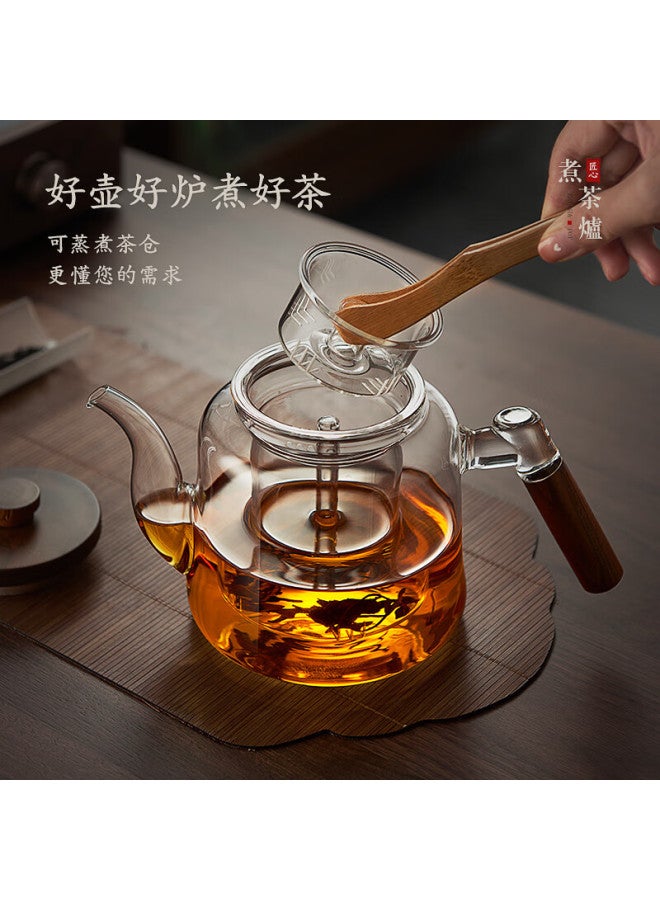 Yihutea Electric Ceramic Stove Glass Teapot With Handle Large Capacity High-end Tea Set For Office