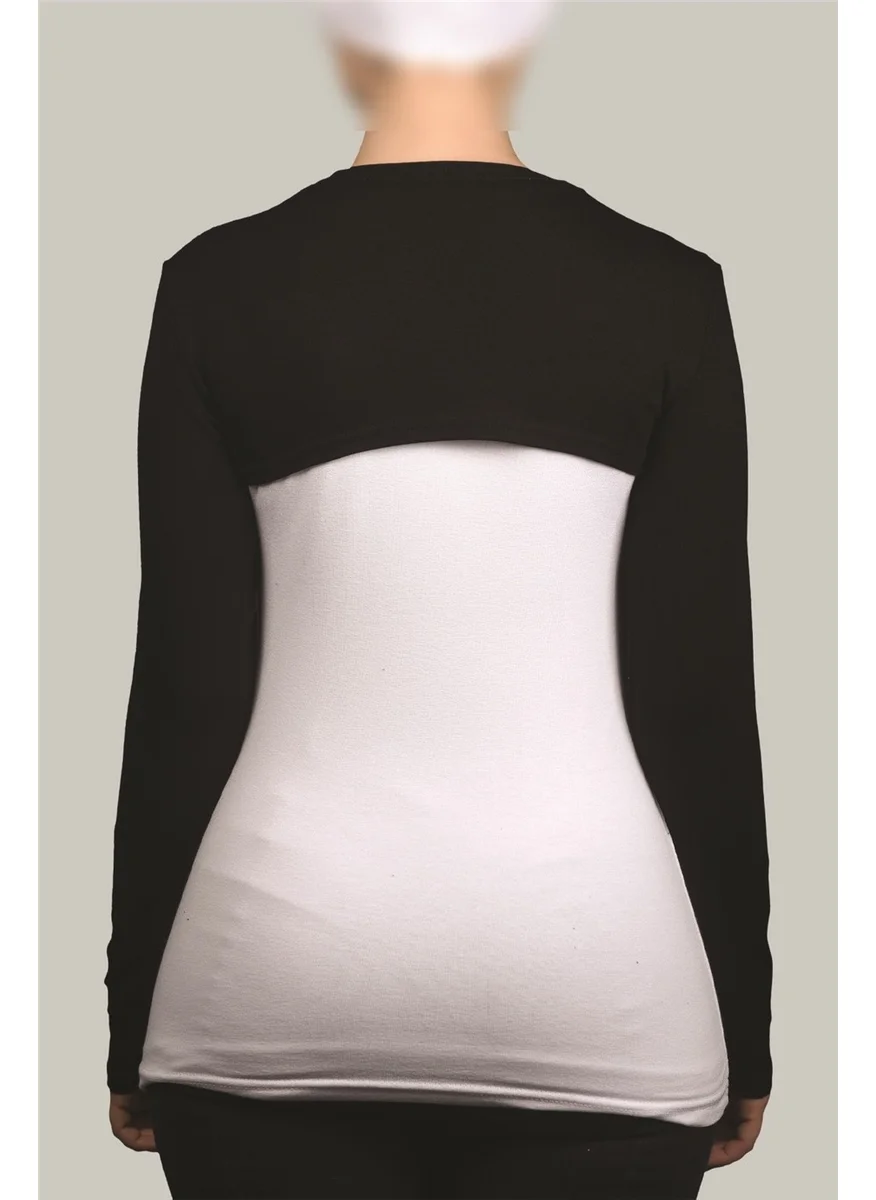 Altobeh Long Sleeve Hijab Bolero - Black