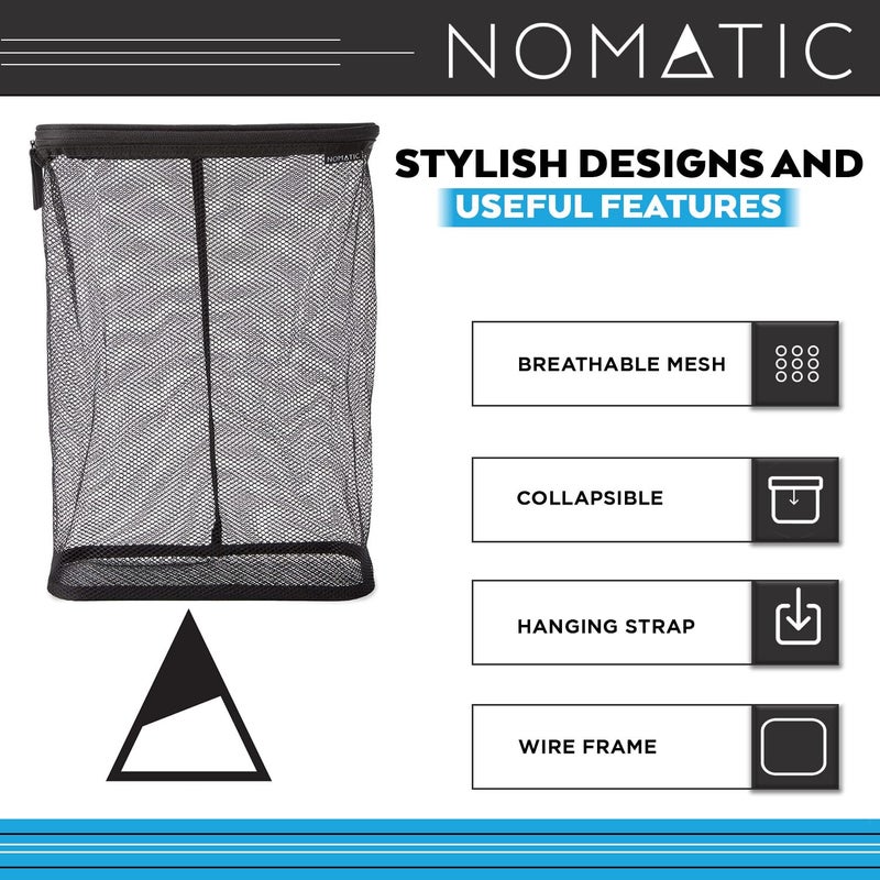 NOMATIC Mesh Laundry Bag - Travel Laundry Hamper - Packable Net Bag for Clothing - Packable Travel Laundry Sack - Image 5