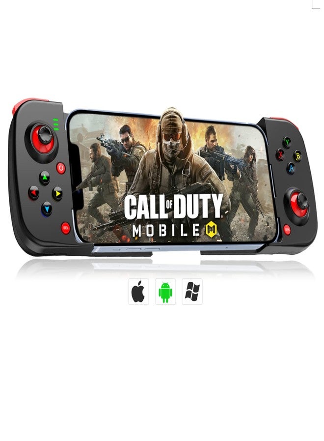 arVin Wireless Gaming Controller for iPhone/iPad/iOS/Android/Samsung/PC Gamepad Joystick with Back Button, Analog Triggers, Stretchable, Bluetooth 5.0 Low Latency, Direct Play for CODM,Diablo Immortal - Image 1