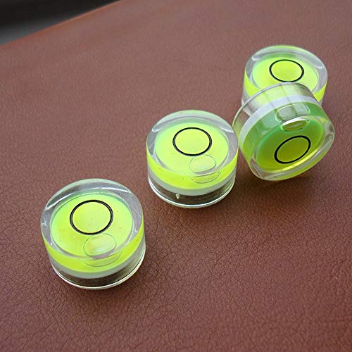 YOTOM 10pcs Bubble Spirit Level Degree Mark, 10x6mm Mini Circular Bullseye Level Inclinometers Use for Tripod, Phonograph, Turntable - Image 5