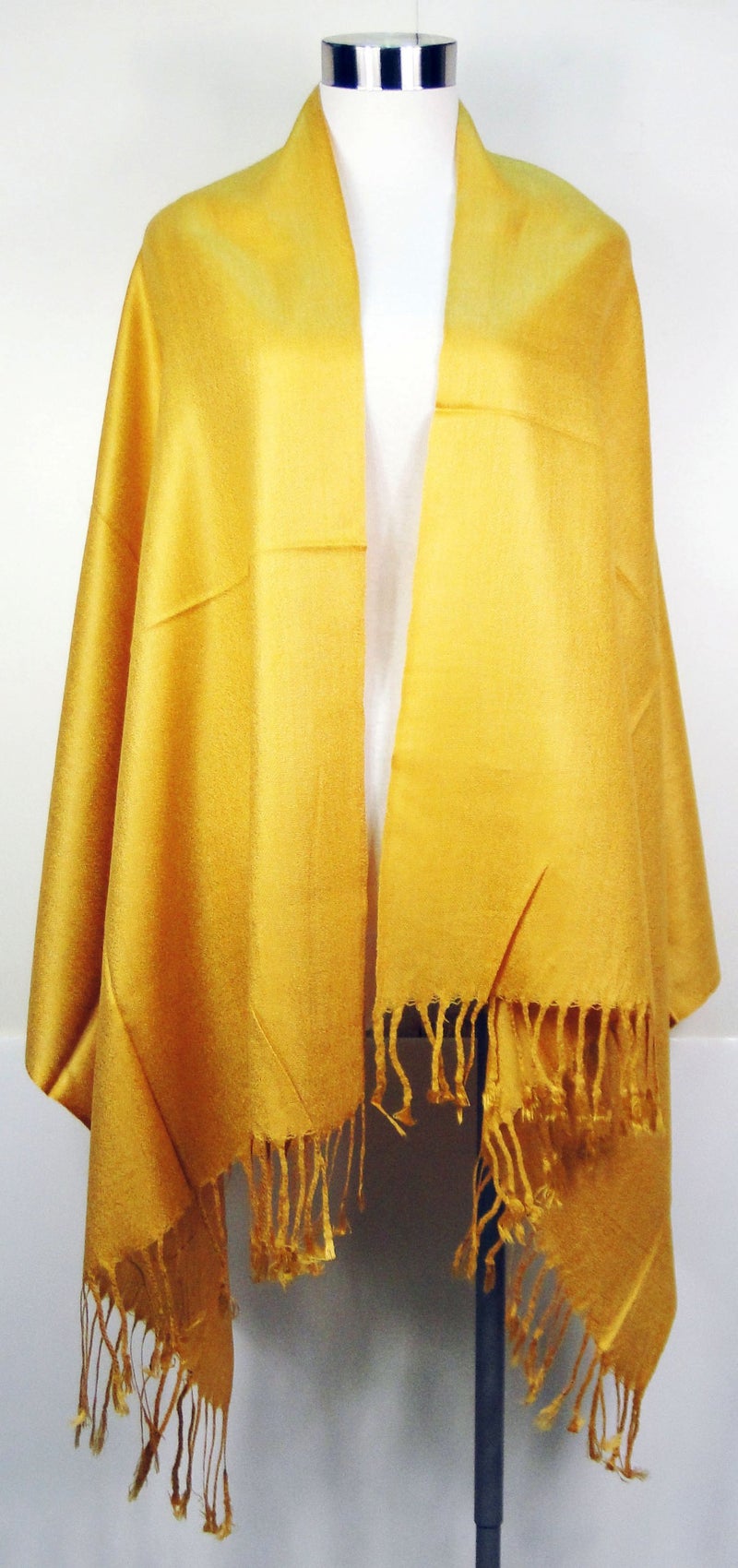 Tapp Collections Premium Pashmina Shawl Wrap Scarf - Golden Yellow - Image 2
