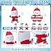 Poen 18 Pack Winter Snowman Plush Toys Bulk 4 Stuffed Snowman Nordic Pajamas Animals with Cards for Winter Stocking Filling Wonderland Party Favors - Image 4