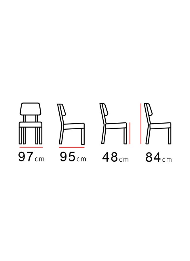 Woodz Sinsi Chair Lite Grey  - Image 4