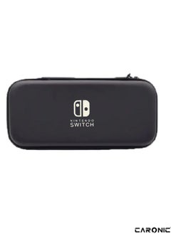 CARONIC Switch Carrying Case Compatible With Nintendo Switch And Oled High Capacity Travel Console And Accessories Black  - Image 1