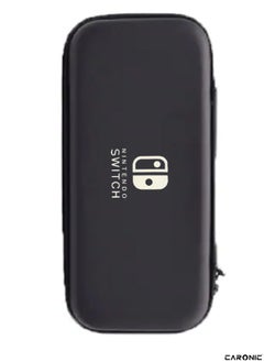 CARONIC Switch Carrying Case Compatible With Nintendo Switch And Oled High Capacity Travel Console And Accessories Black  - Image 2