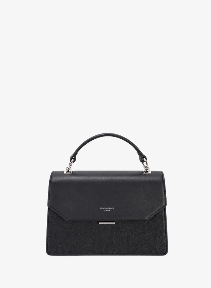 David Jones David Jones Clutch formal handbag CM8264 | The new modern design formal and evening bag for women| Faux leather medium size top handle bag
