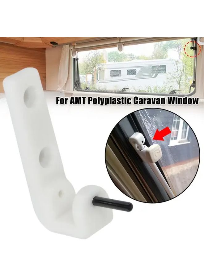 Rv Window Bracket Replacement Top Hinge 1Set Durable Plastic Caravan Window Support Easy Installation - Image 1