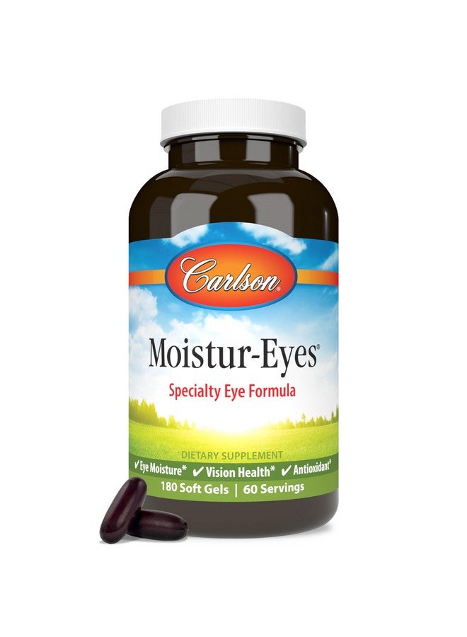 Carlson Moistur-eyes, 180 Softgels - Image 1
