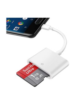 USB C SD Card Reader, Memory Card Reader for Type C Device SD Card Reader Adapter Compatible with Samsung Galaxy S22/21/20/10, MacBook Air/ Camera